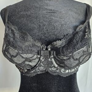 Elegant Black Lace Bra